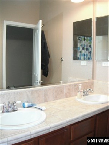 13755 Seabiscuit Drive Reno, NV 89521 - Photo 8 of 12 a bathroom with a sink and a mirror