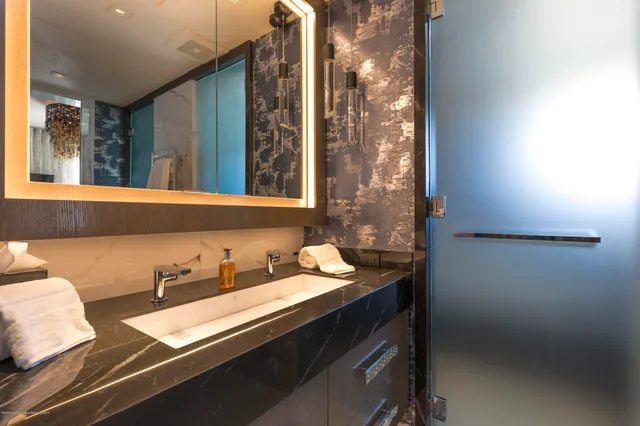 a view of small space with wooden floor