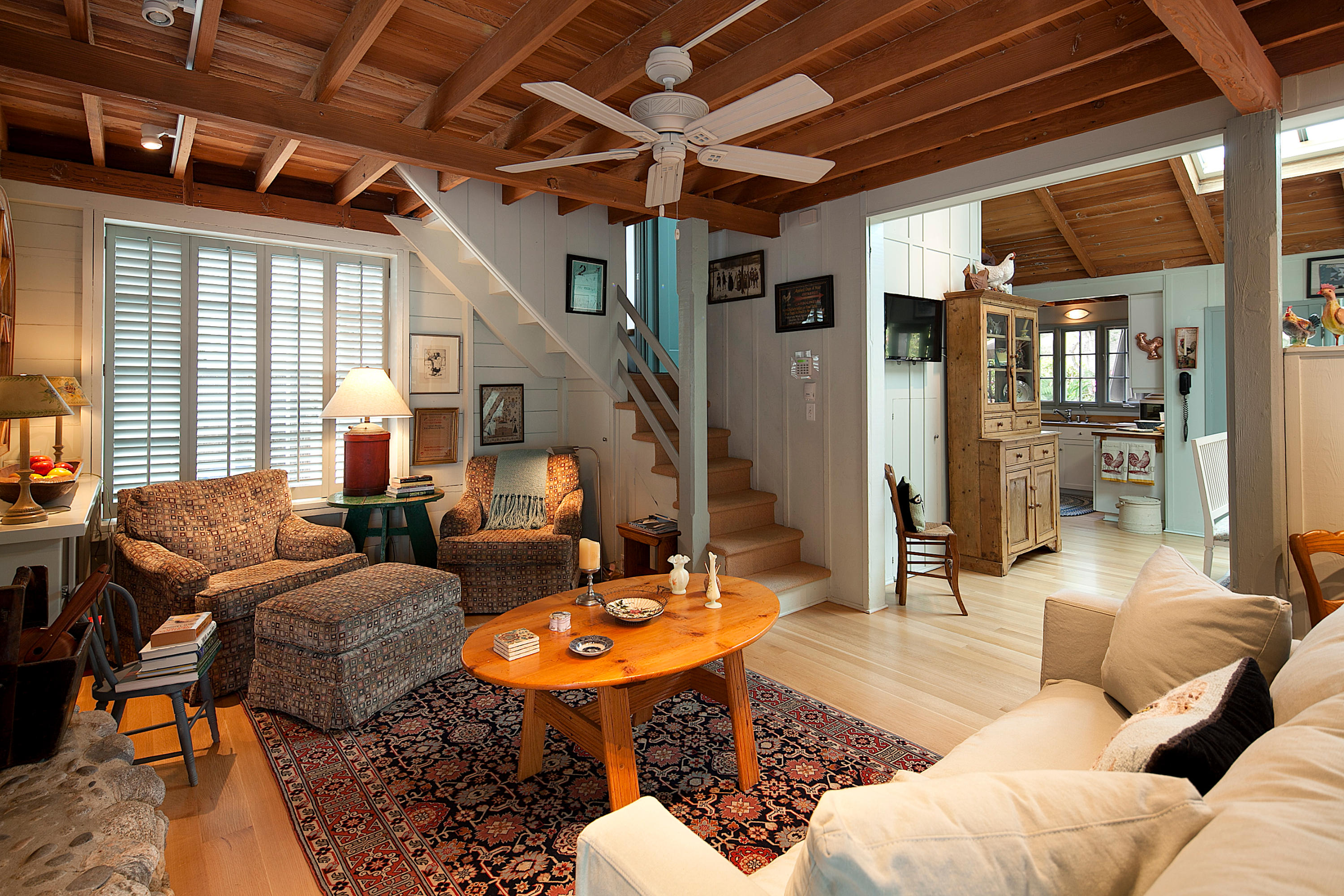 277 Middle Road Montecito, CA 93108 - Photo 5 of 14 a living room with furniture a table and chairs