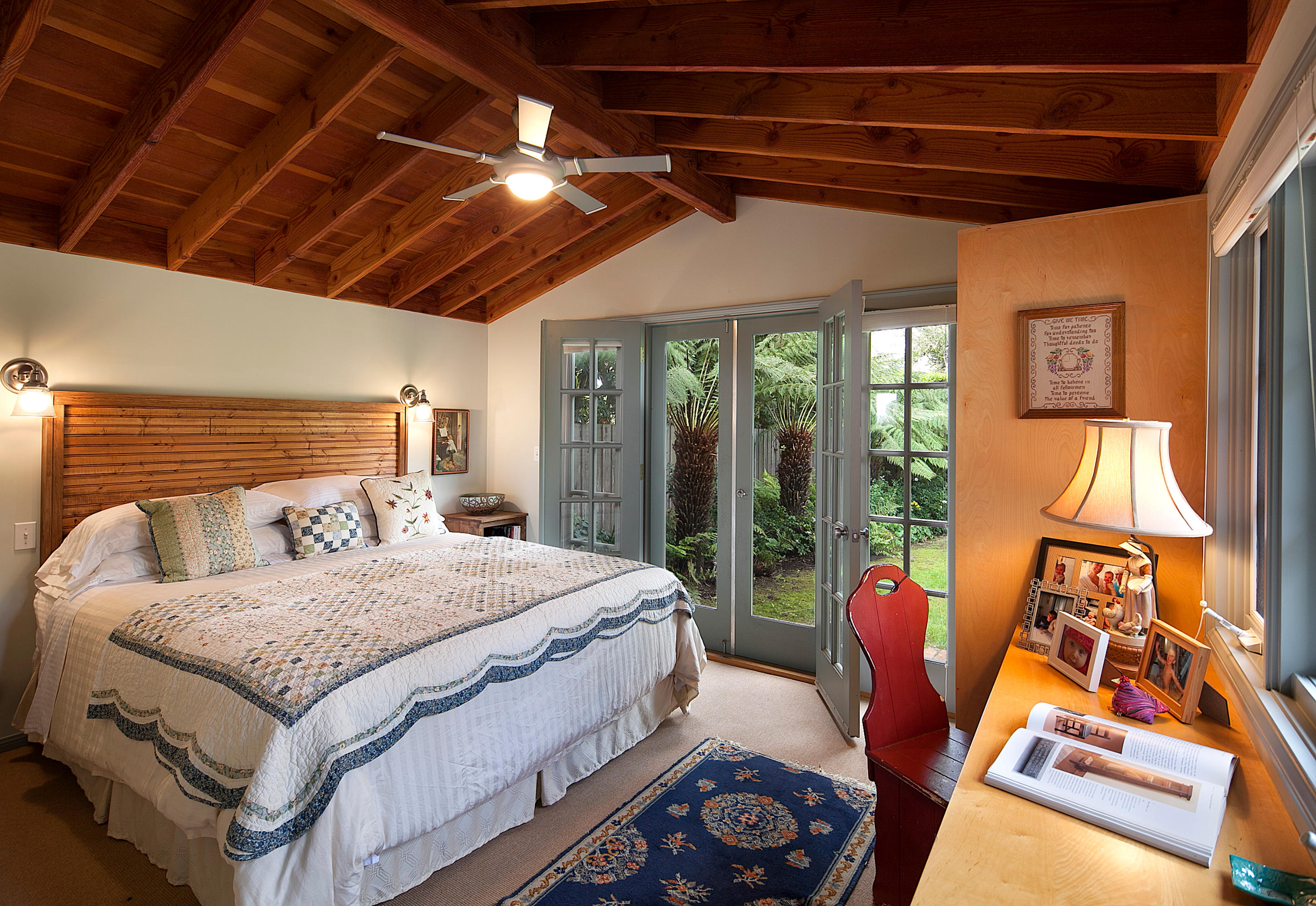 277 Middle Road Montecito, CA 93108 - Photo 9 of 14 a bedroom with a bed next to a window