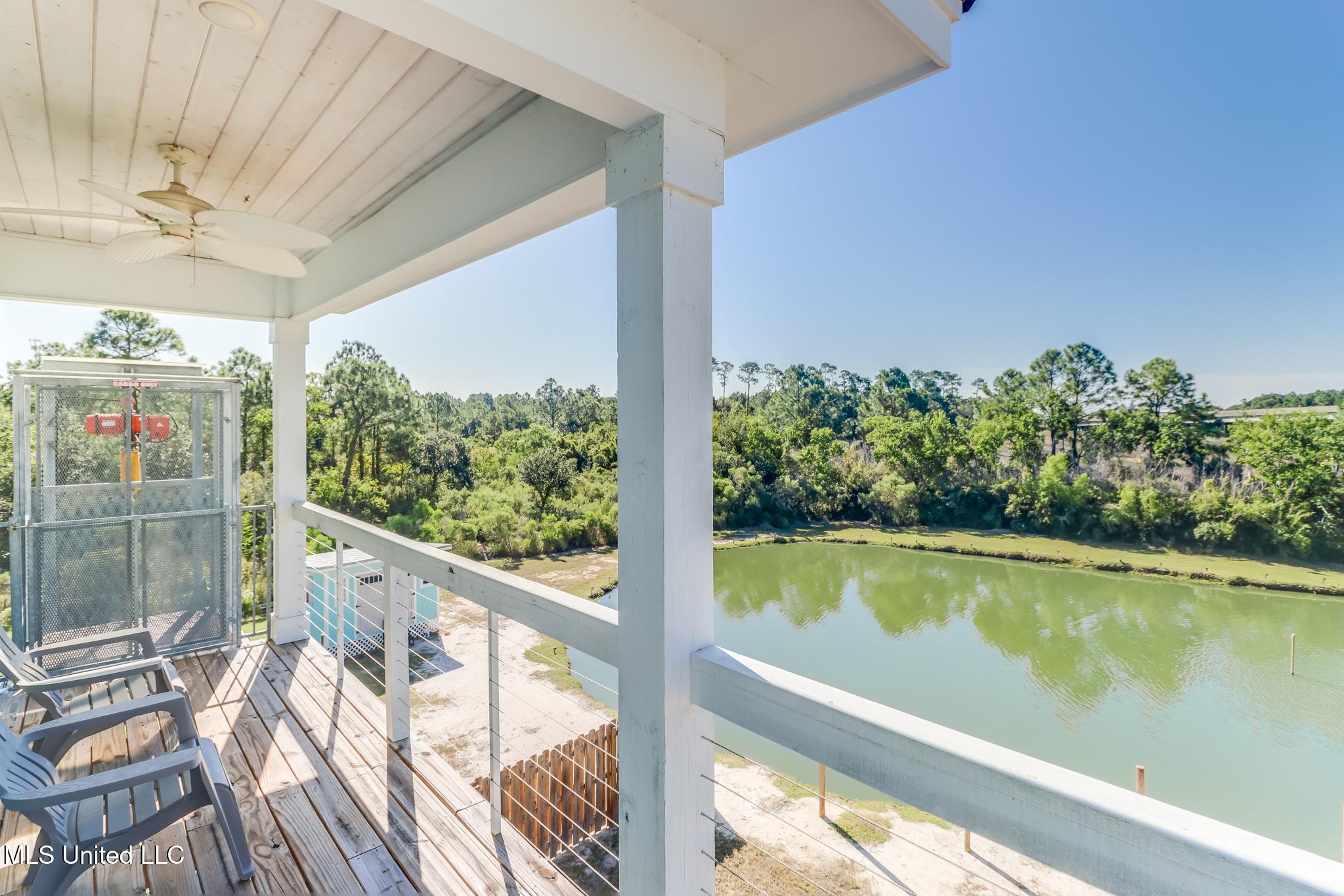 518 5th Street Pass Christian, MS 39571 - Photo 6 of 23 back porch view