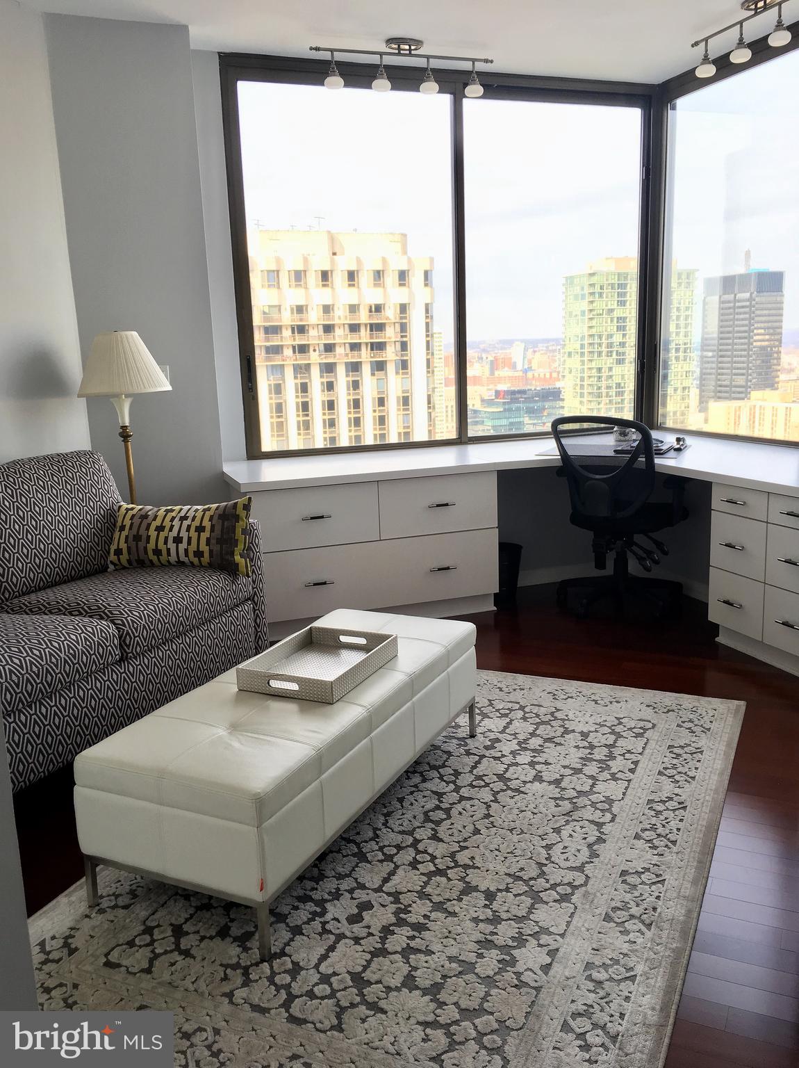 202-210 West Rittenhouse Square, Unit 2402 Philadelphia, PA 19103 - Photo 11 of 20 2nd Bedroom (used as Den) can fit full bed!