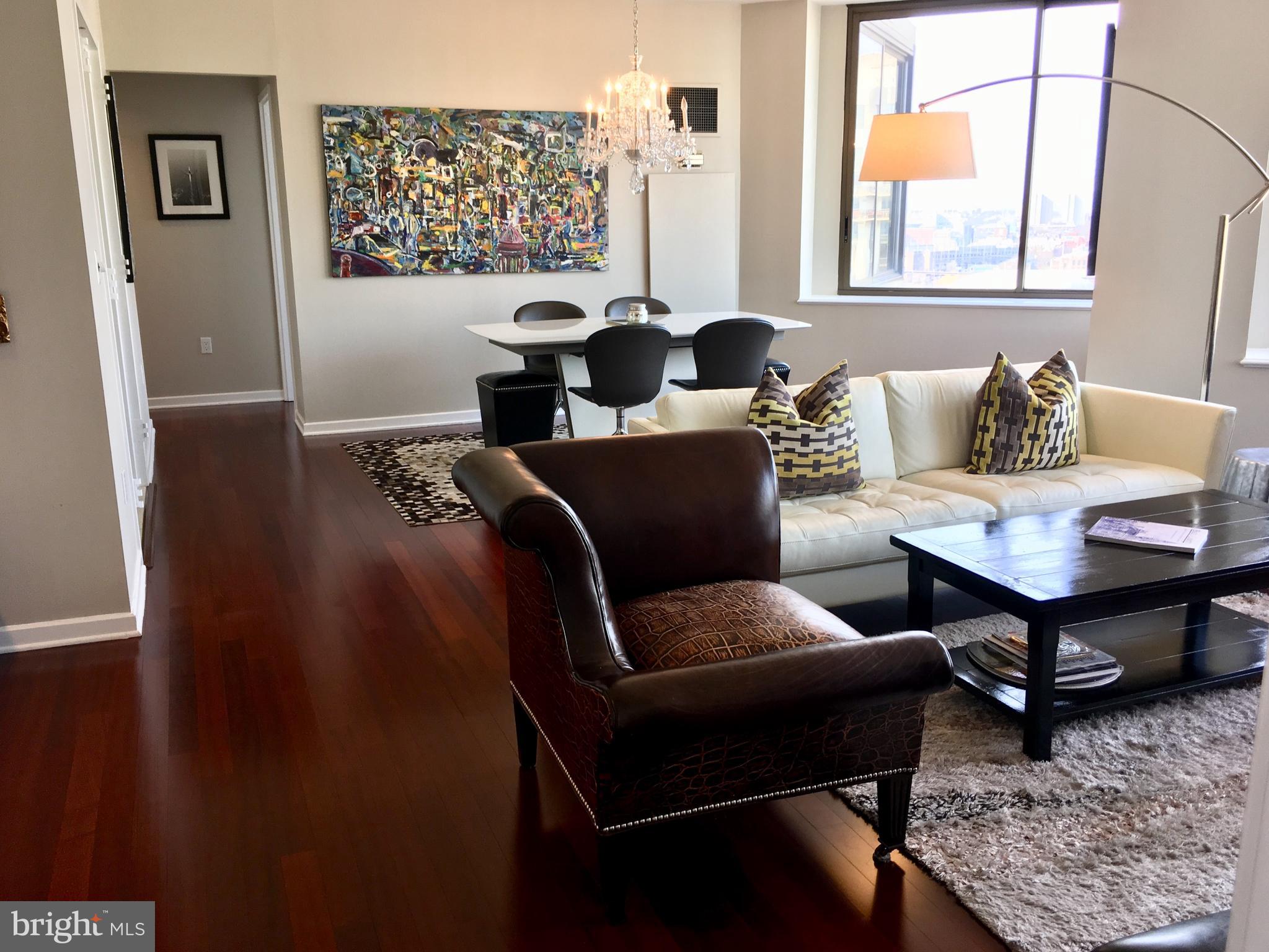 202-210 West Rittenhouse Square, Unit 2402 Philadelphia, PA 19103 - Photo 4 of 20 Living and Dining Area