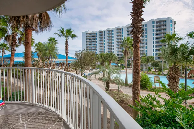 a balcony view with outdoor space