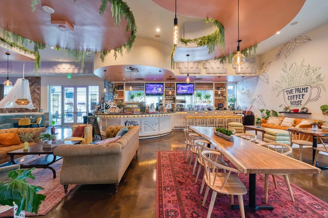 a view of a swimming pool with a lounge chairs