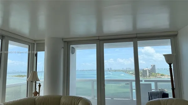 a view of a from a window