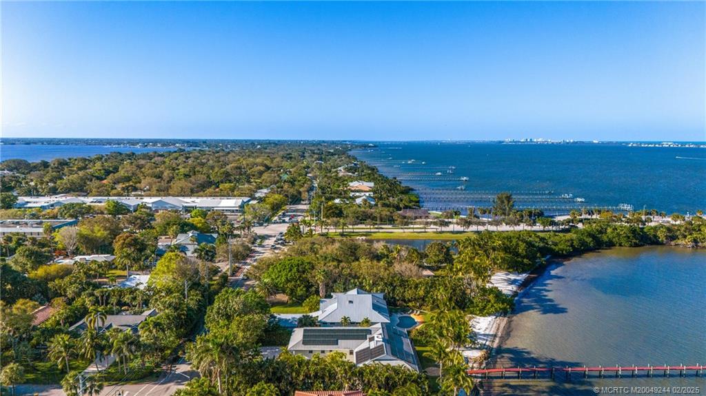 10 South Sewalls Point Road Stuart, FL 34996 - Photo 71 of 79 an aerial view of residential building and lake