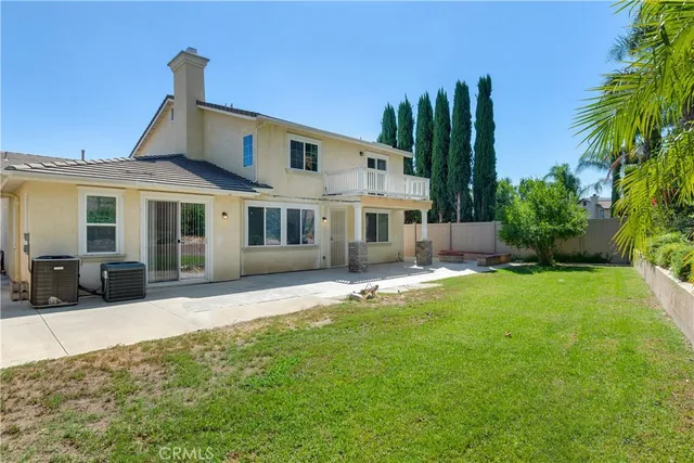 a view of a house with a patio