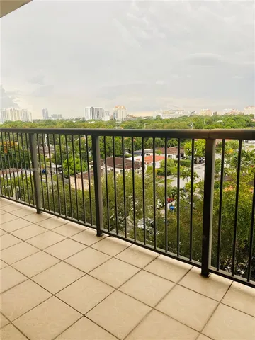 a view of balcony with outdoor space