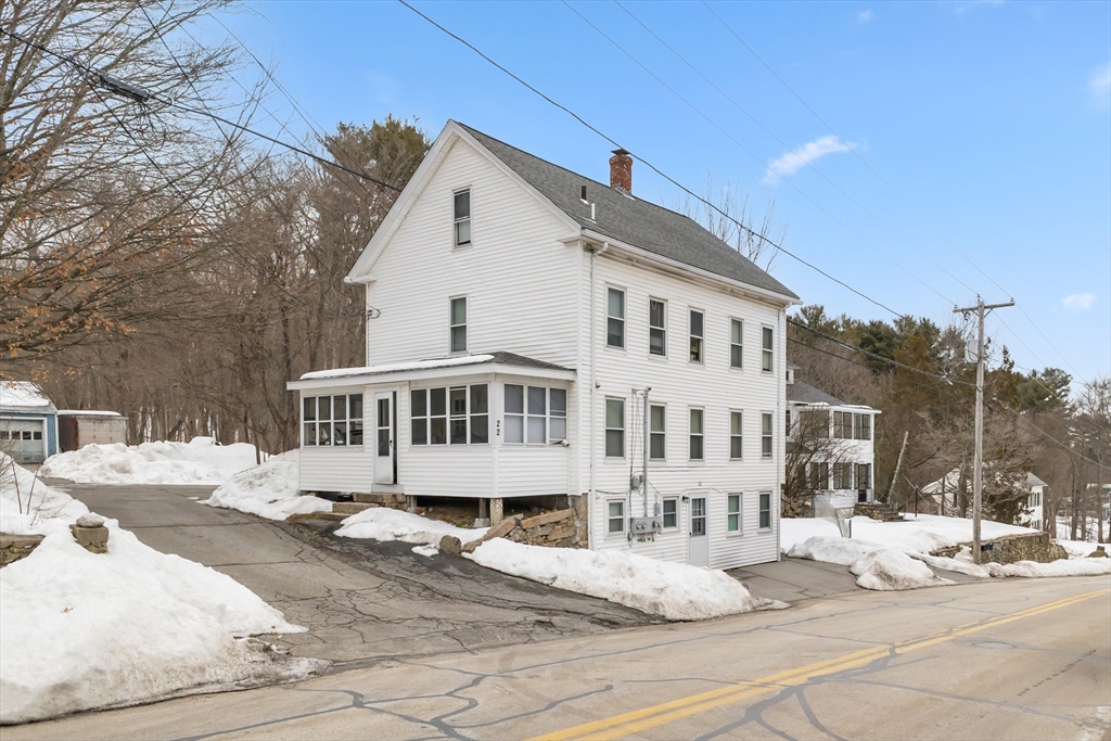22 Gilboa Street Douglas, MA 01516 - Photo 1 of 21 a view of a white house next to a road