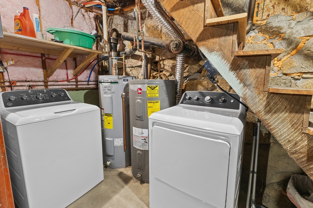 22 Gilboa Street Douglas, MA 01516 - Photo 19 of 21 a utility room with dryer and washer