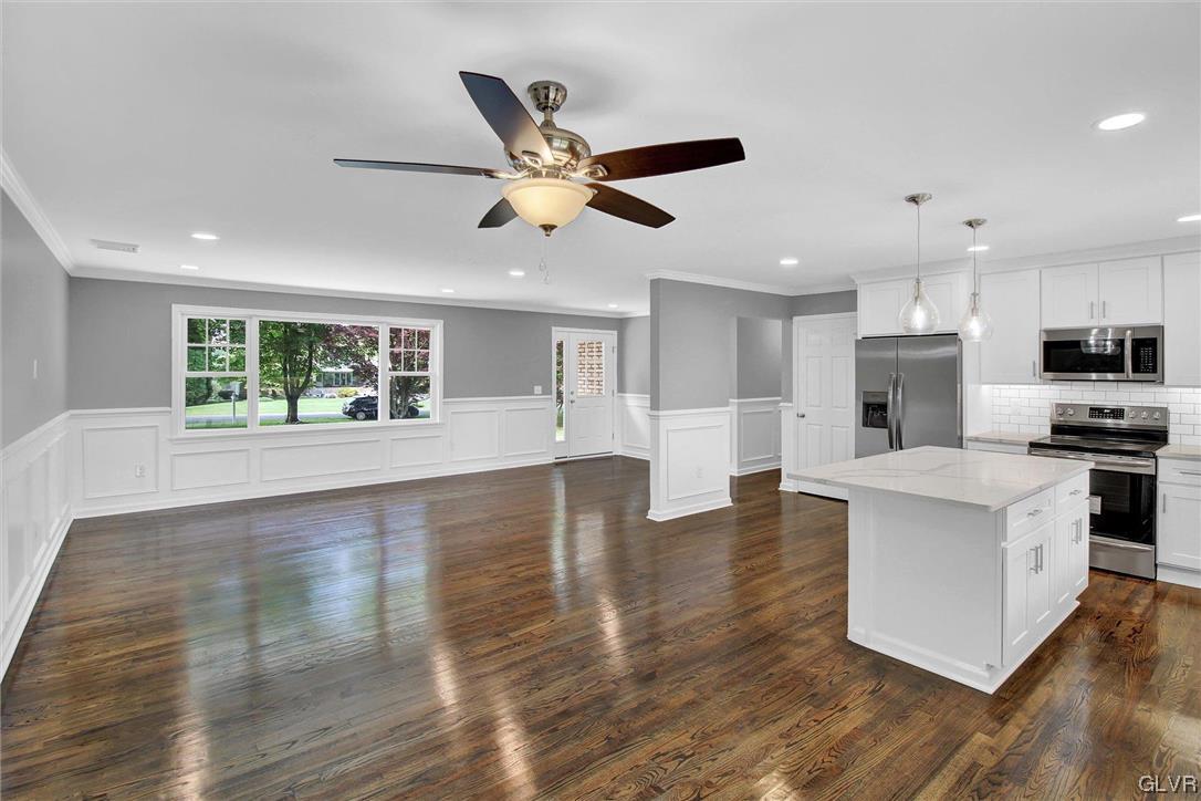 760 Carney Road Kunkletown, PA 18058 - Photo 5 of 36 a view of kitchen with cabinets and wooden floor
