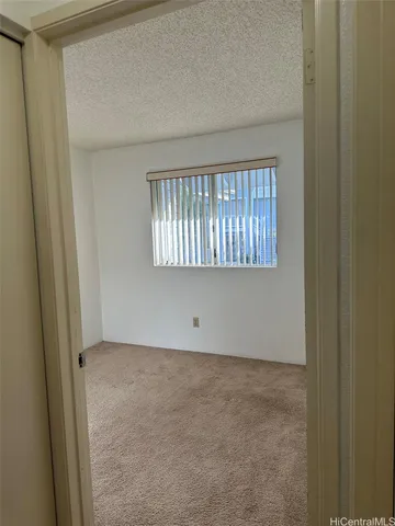an empty room with closet