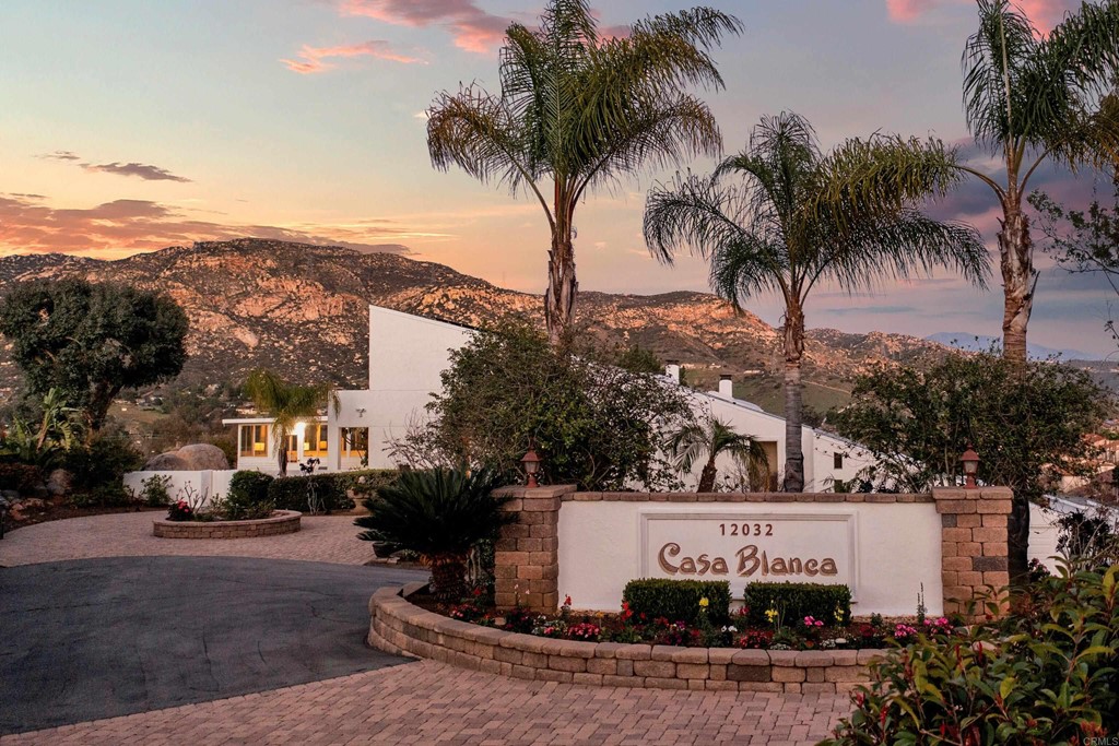a view of a street with houses