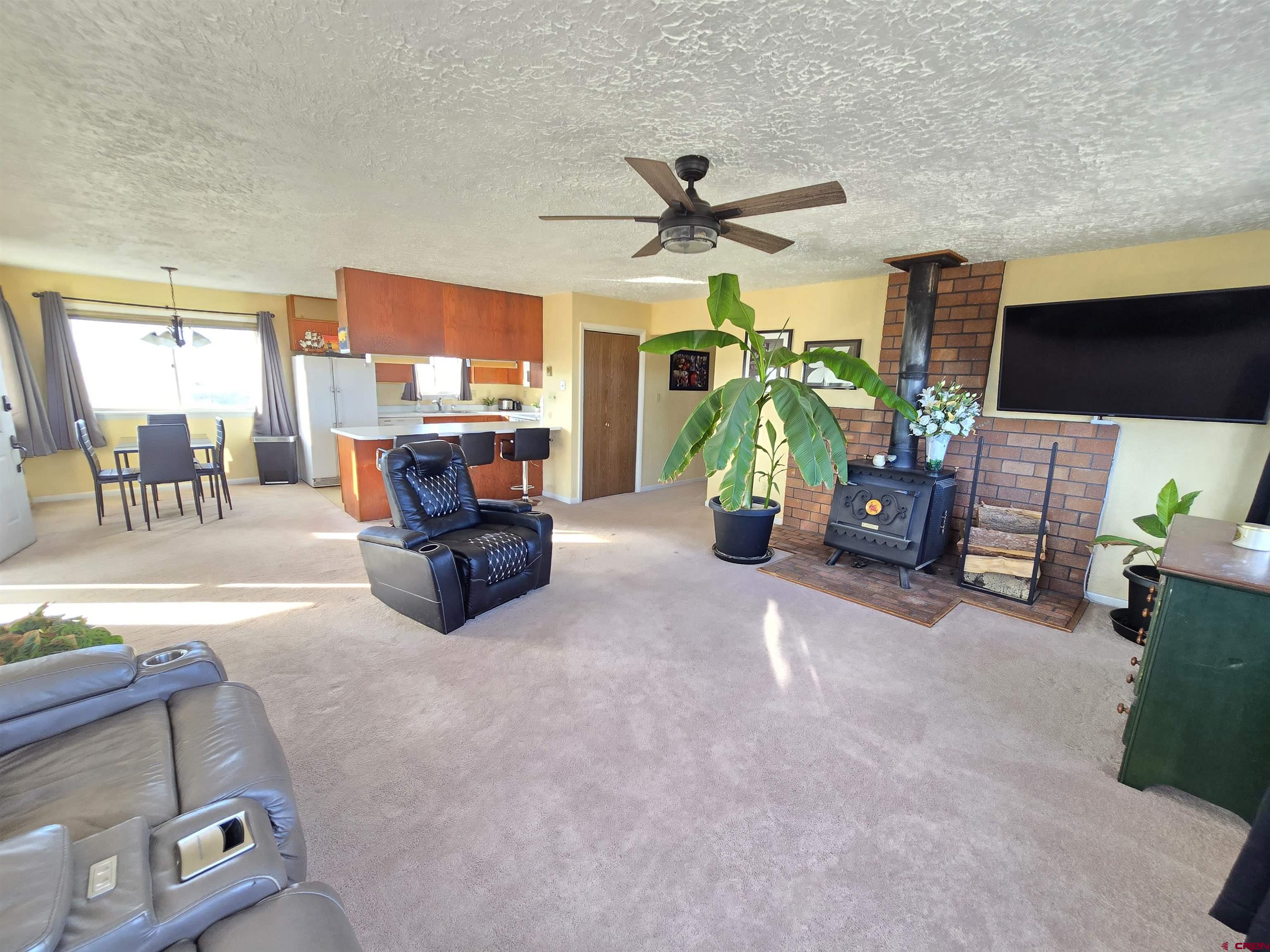4590 Sierra Vista Road Alamosa, CO 81101 - Photo 5 of 31 a living room with furniture and a flat screen tv