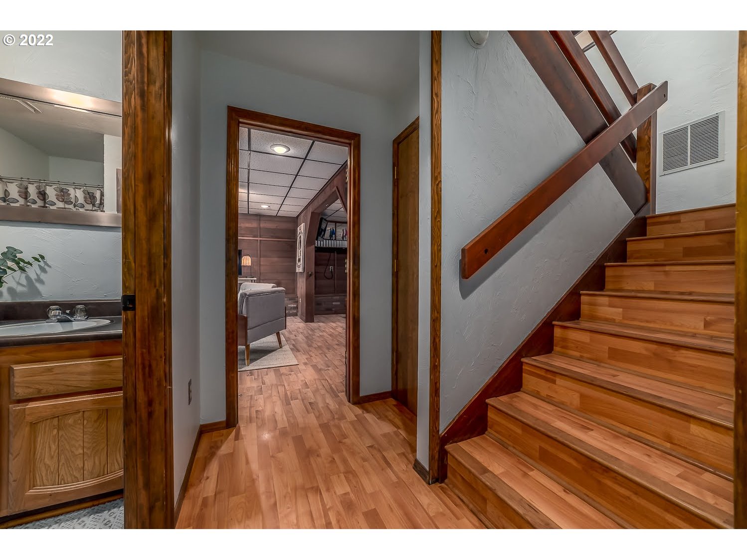 447 Cascade Drive Springfield, OR 97478 - Photo 23 of 32 a view of entryway and hall with wooden floor