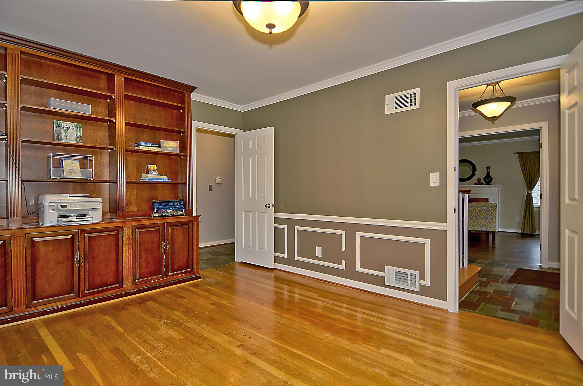 2003 Gatewood Place Silver Spring, MD 20903 - Photo 14 of 29 Built-in bookcases and wainscot