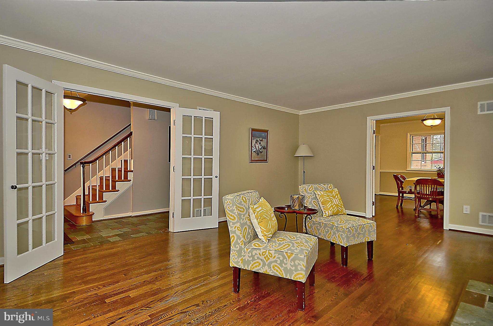 2003 Gatewood Place Silver Spring, MD 20903 - Photo 9 of 29 Crown molding and french doors