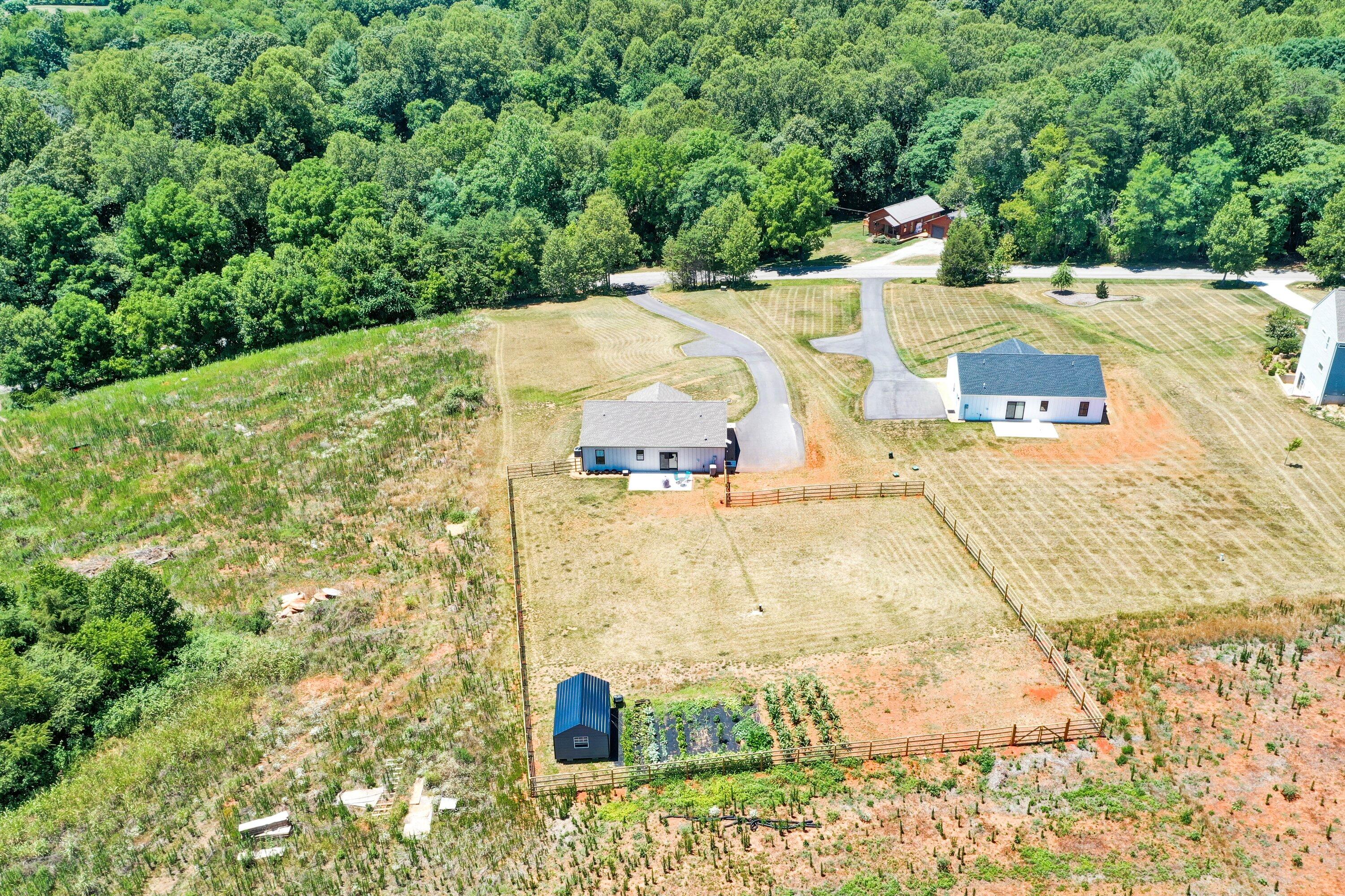 400 Nursery Road Boones Mill, VA 24065 - Photo 32 of 39 Rear Aerial View of Property