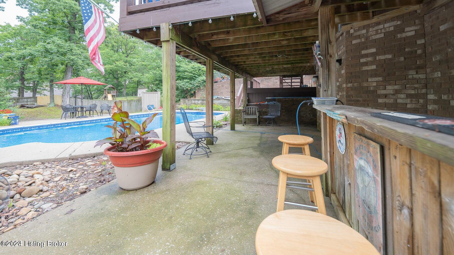 1921 Riva Ridge Road Louisville, KY 40214 - Photo 58 of 68 Patio / Bar Area