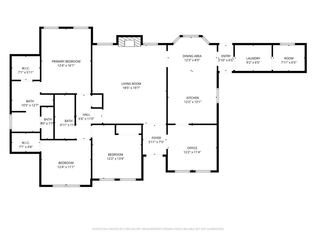 483 Christy Kay Lane Rhome, TX 76078 - Photo 40 of 40 a picture of a floor plan