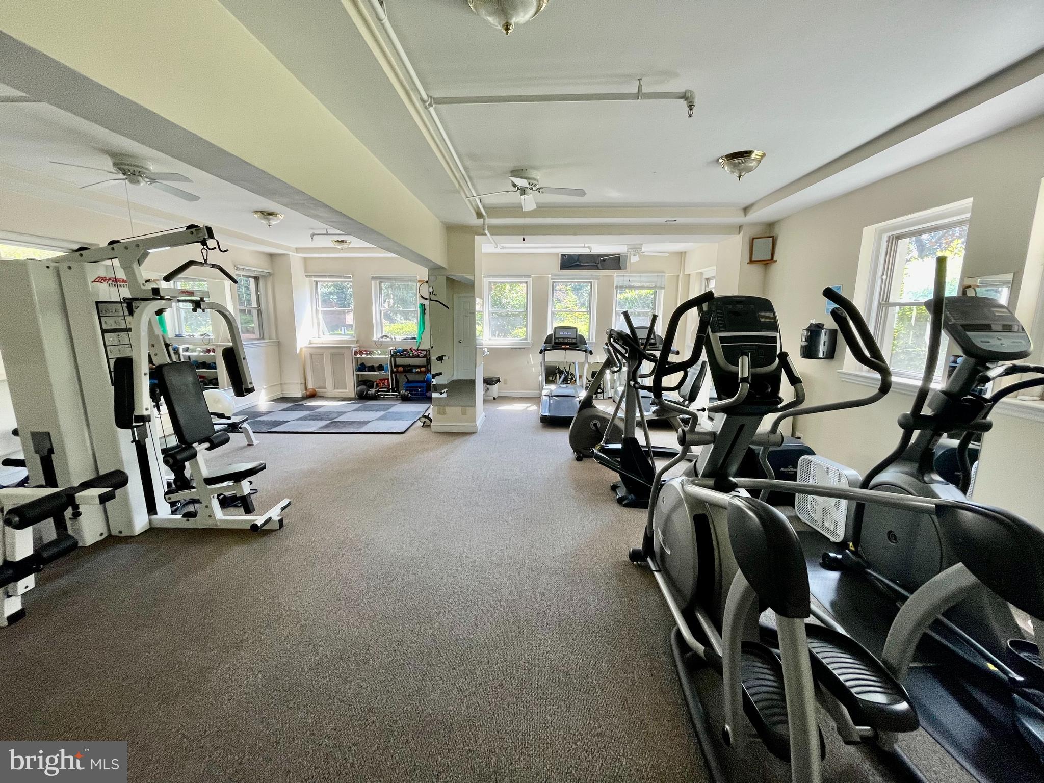 3601 Connecticut Avenue Northwest, Unit 106 Washington, DC 20008 - Photo 22 of 34 a view of a room with gym equipment