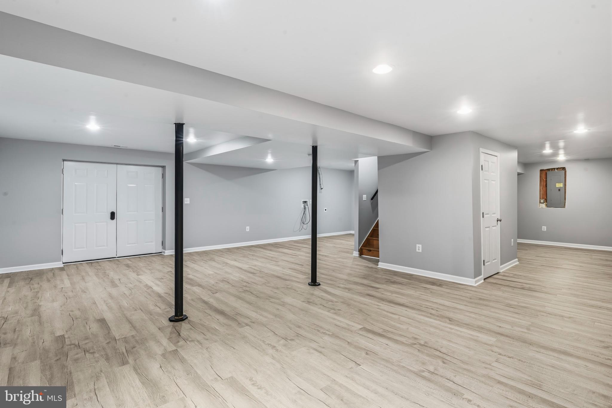 997 Wilderness Road Linden, VA 22642 - Photo 40 of 61 Basement rec room with walk out double doors
