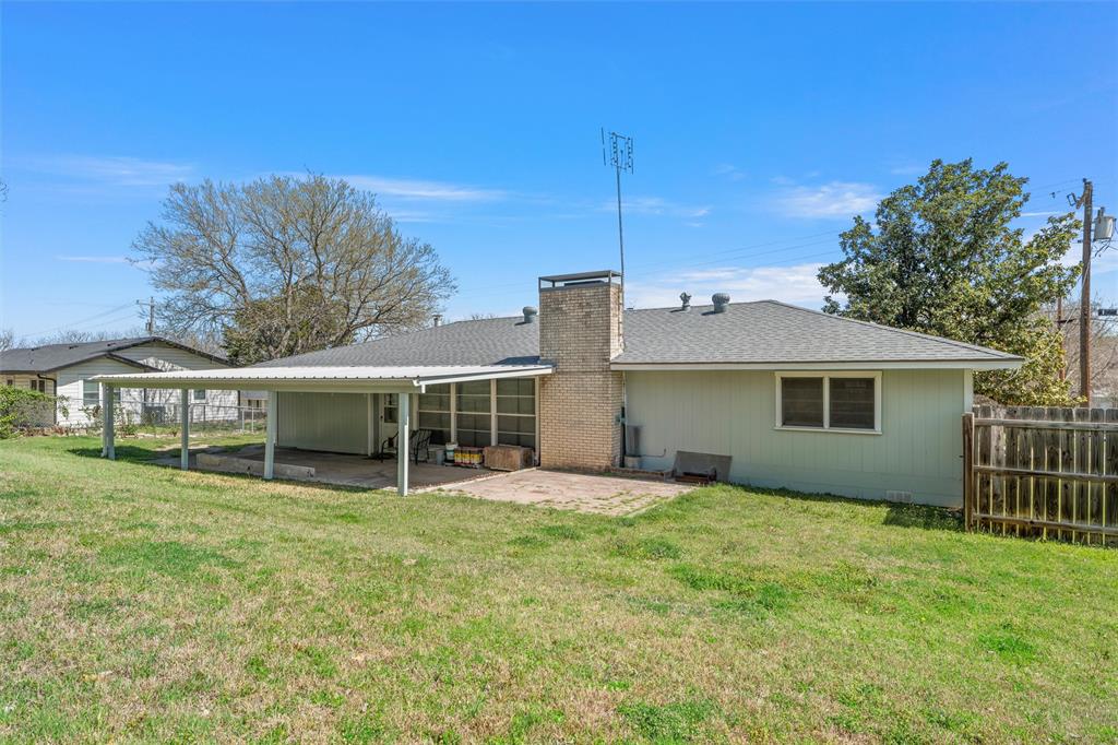 110 Butler Drive Valley Mills, TX 76689 - Photo 24 of 26 a view of a house with a yard and sitting area
