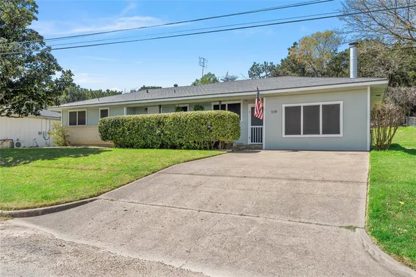 front view of house with a yard
