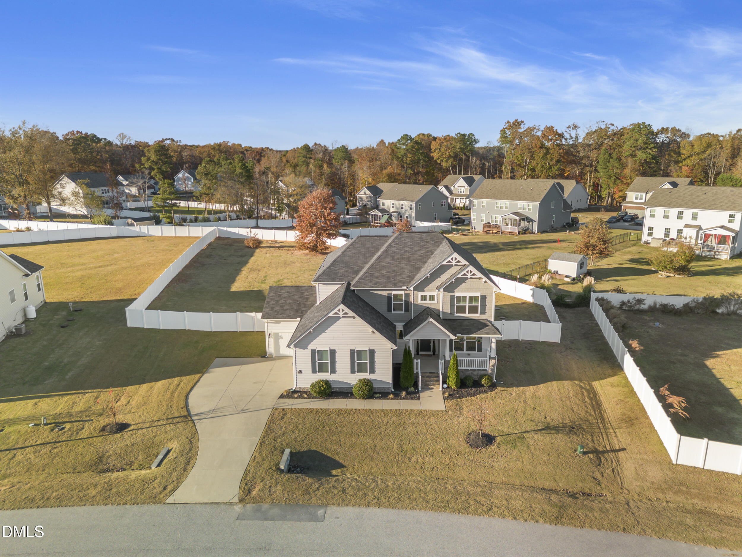 1024 JARRETT BAY Road Willow Spring, NC 27592 - Photo 5 of 43 a view of a house with a swimming pool