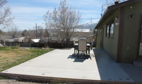 a view of outdoor space and deck