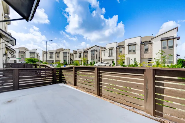 a view of city from a balcony