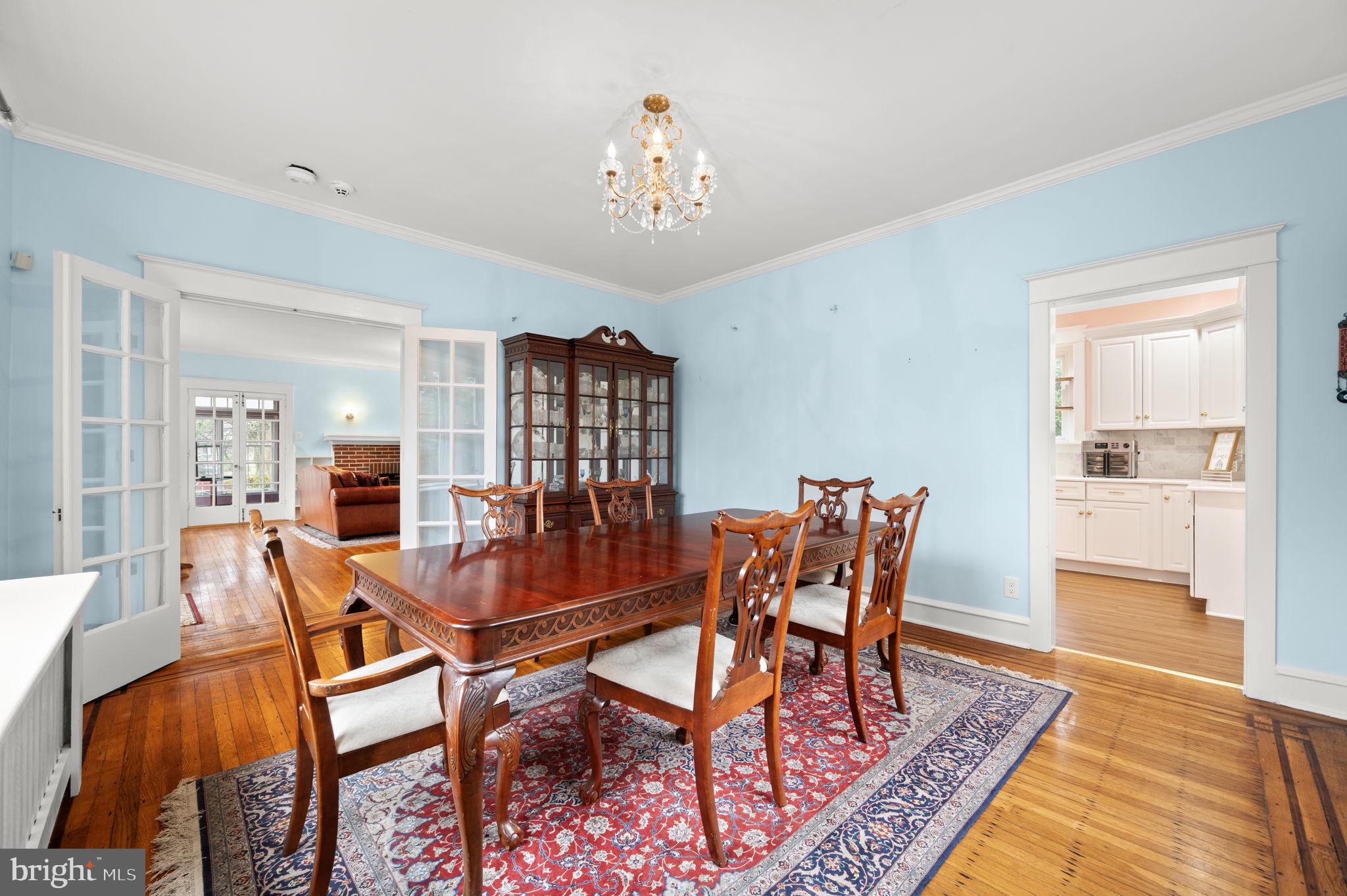 332 South Providence Road Wallingford, PA 19086 - Photo 14 of 69 a dining room with furniture and wooden floor