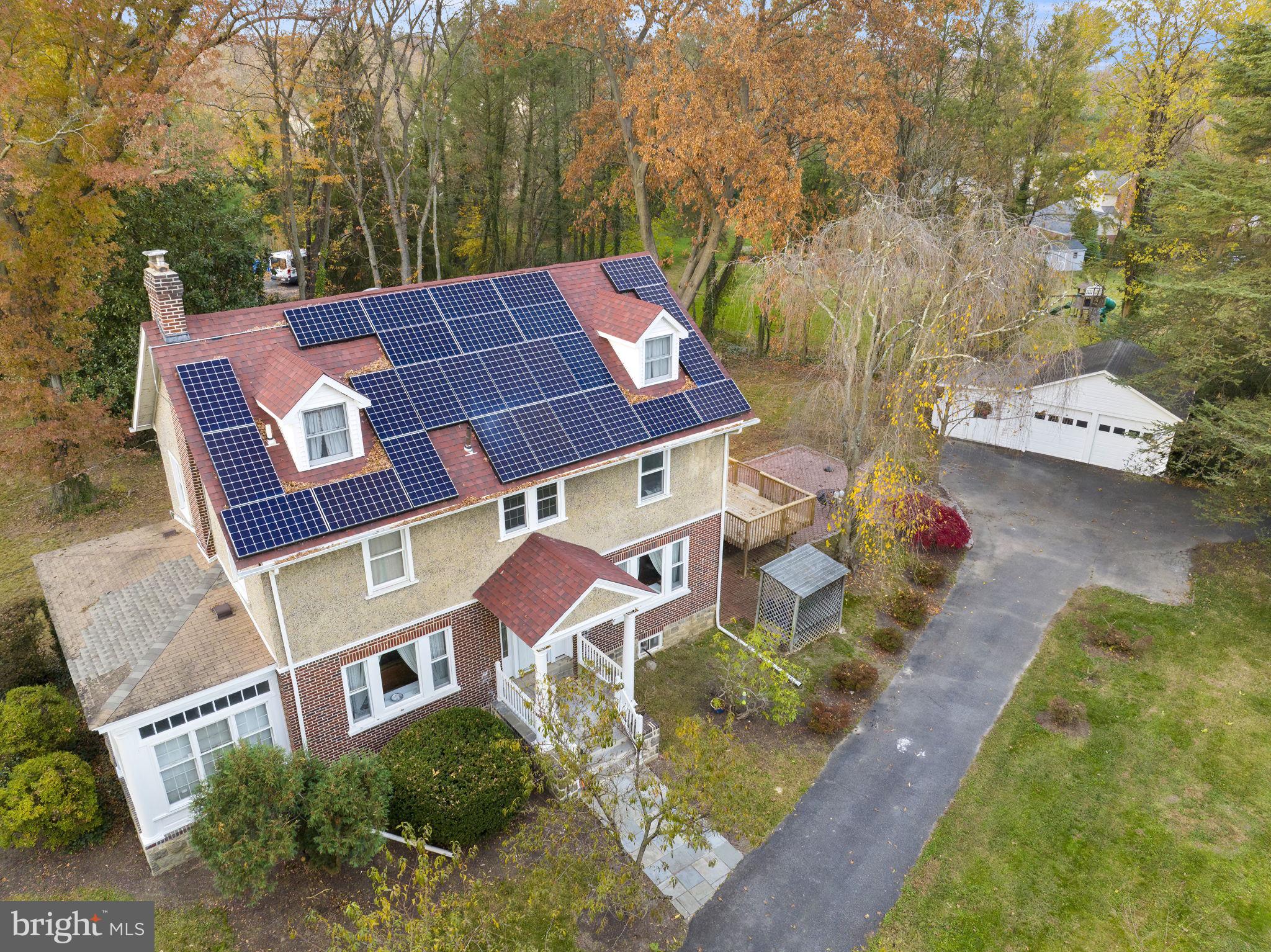 332 South Providence Road Wallingford, PA 19086 - Photo 58 of 69 an aerial view of a house with a garden