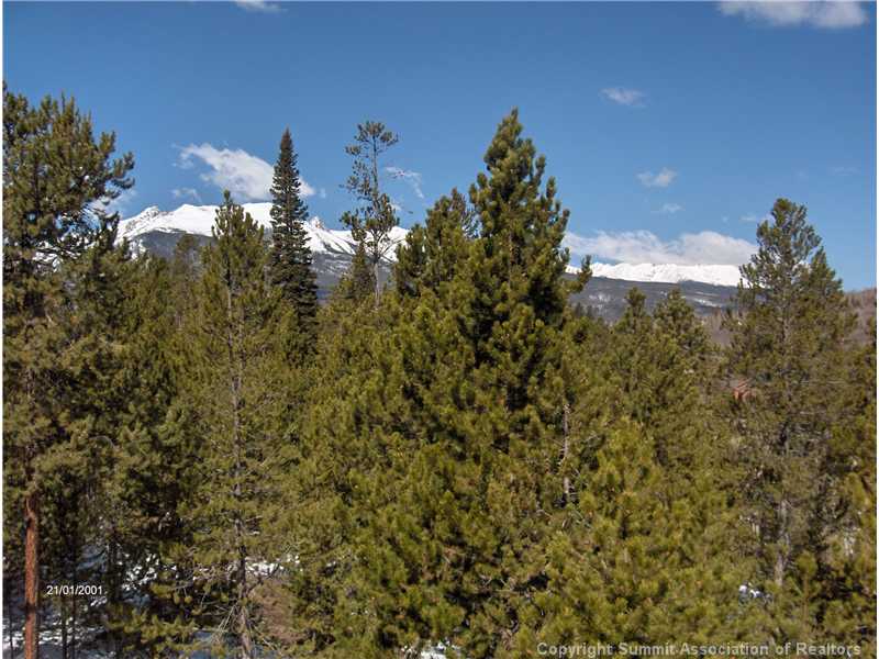 99 Lookout Ridge Drive, Unit 99 Dillon, CO 80435 - Photo 7 of 9 View. View of Gore Range from deck