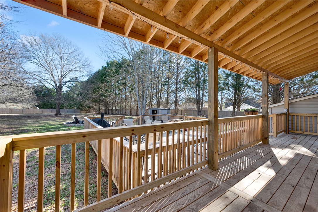 1509 Crestview Road Easley, SC 29642 - Photo 30 of 31 This spacious outdoor deck is perfect for entertaining or enjoying tranquil moments.
