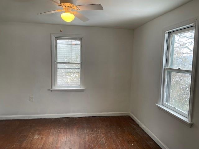 1705 North Walnut Street Ambridge, PA 15003 - Photo 24 of 30 en empty room with window and wooden floor