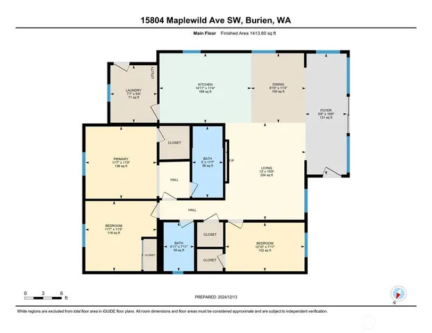 $1,198,000 | 15804 Maplewild Avenue Southwest, Burien, WA 98166