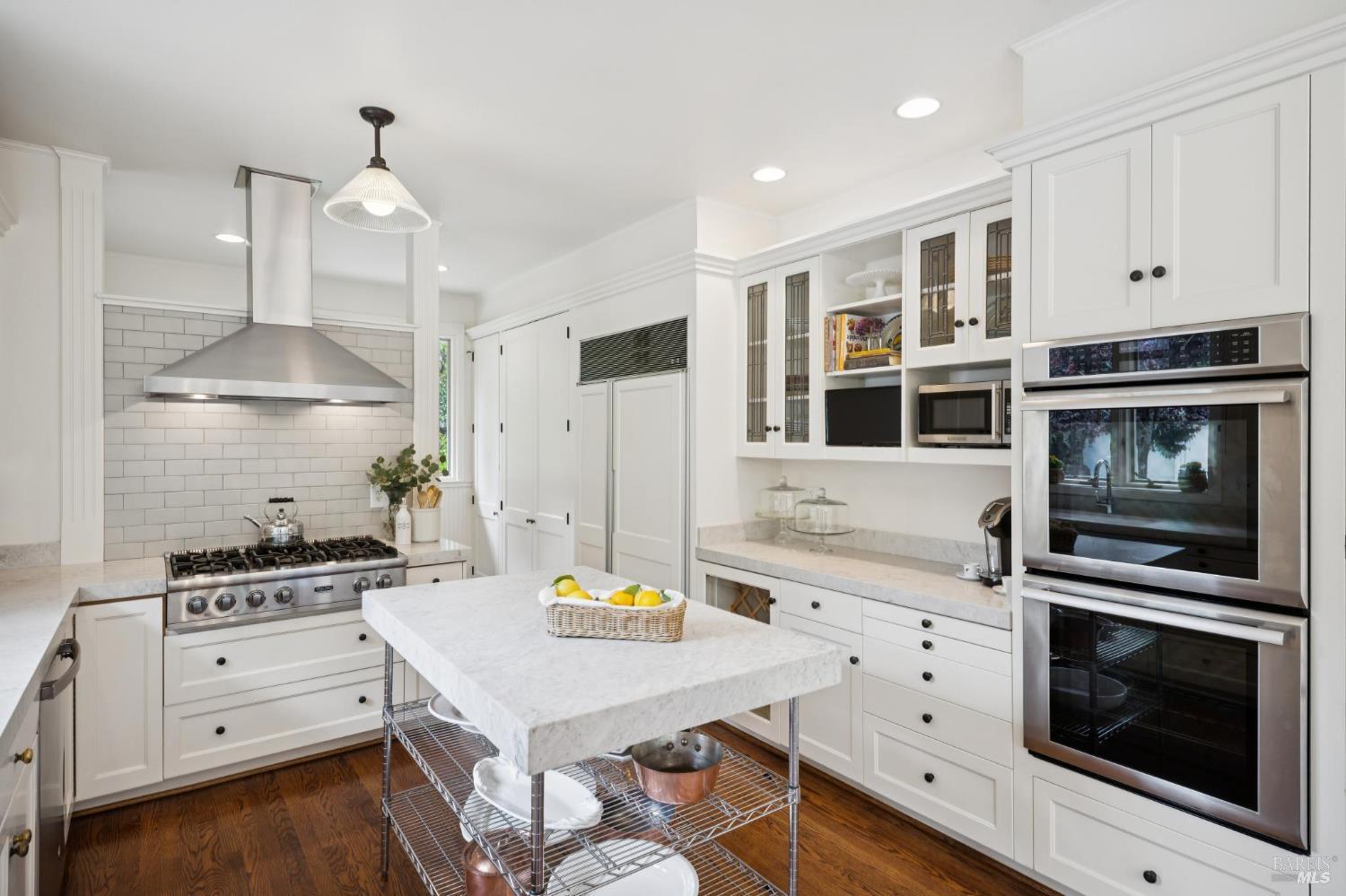 1199 Butterfield Road San Anselmo, CA 94960 - Photo 19 of 65 a kitchen with a stove oven and a refrigerator