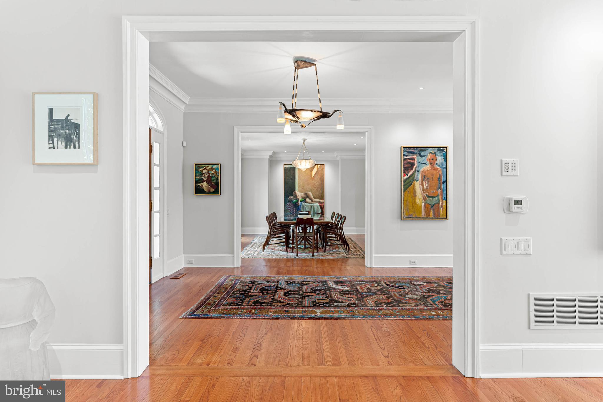 737 Eagle Farm Road Villanova, PA 19085 - Photo 6 of 61 Center hall to Dining Room
