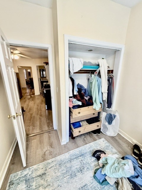 14 Cleveland Place, Unit 2 Boston, MA 02113 - Photo 13 of 18 a bedroom with a bed and wooden floor