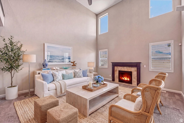 2087 Autumn Fields Lane Draper, UT 84020 - Photo 17 of 61 Virtually Staged Living Room