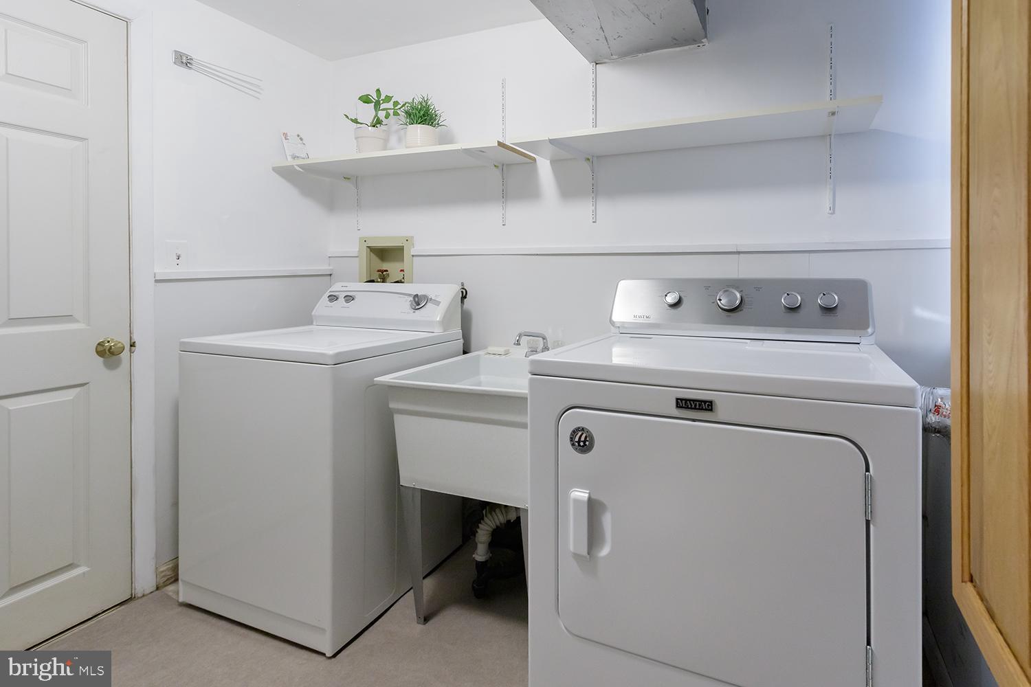 205 Migazee Trail Medford Lakes, NJ 08055 - Photo 20 of 38 Laundry room with washer, dryer and utility sink