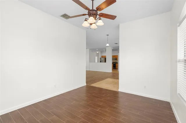 wooden floor in an empty room