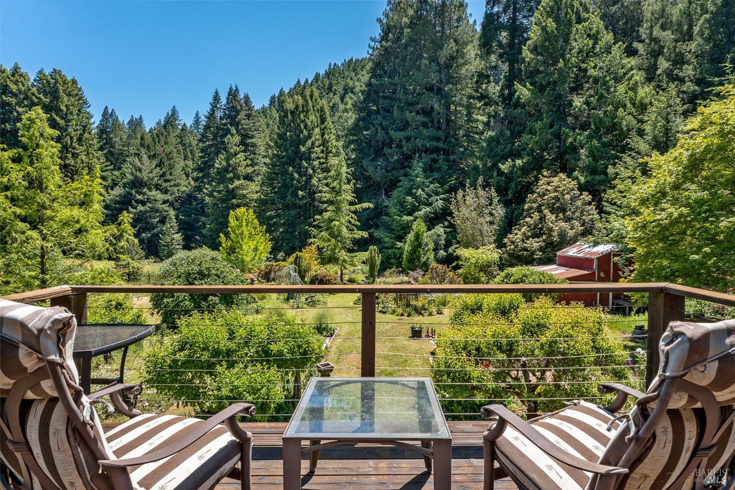 31501 Comptche Ukiah Road Comptche, CA 95427 - Photo 12 of 85 Upstairs Deck
