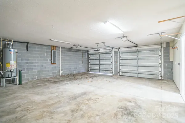 a view of room that has white walls