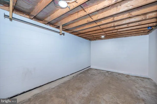 a view of room with stairs