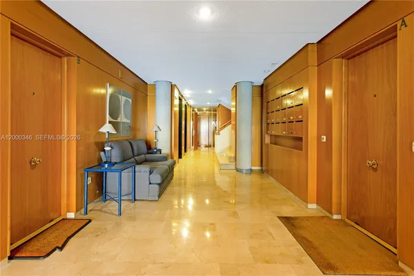 a view of an entryway door