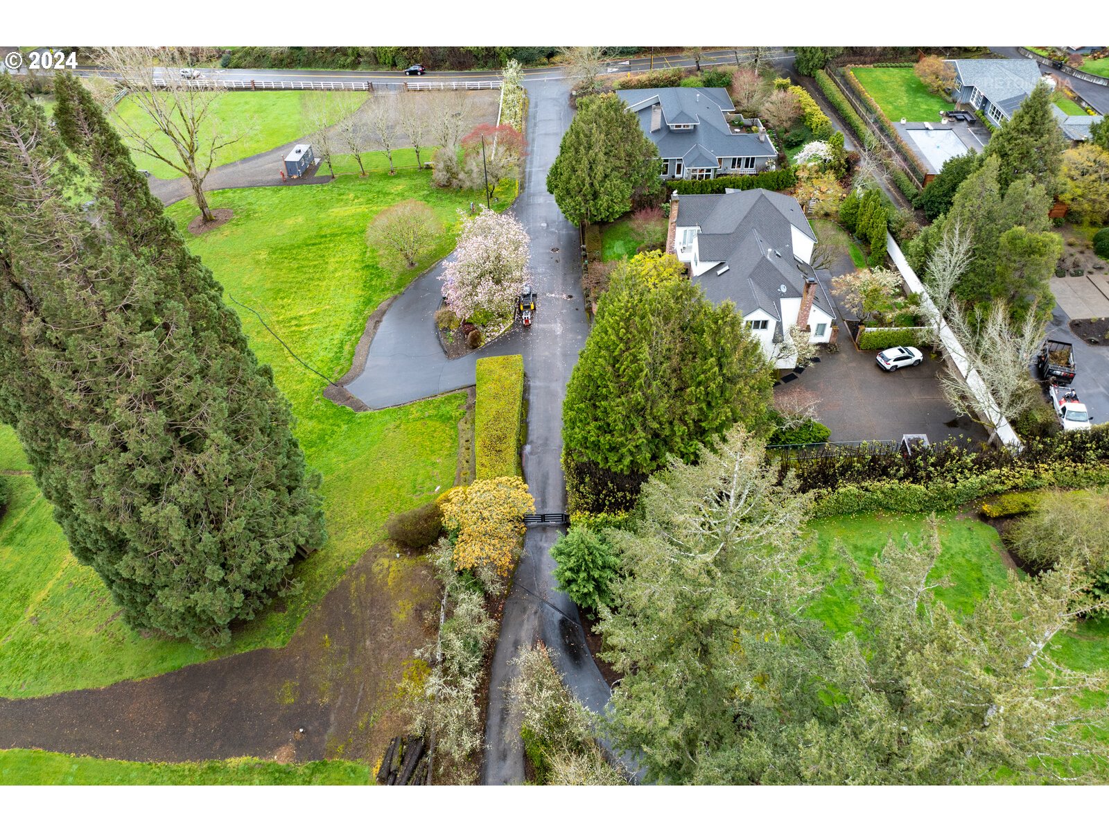 3730 Southwest Shattuck Road Portland, OR 97221 - Photo 40 of 44 an aerial view of a house with a yard