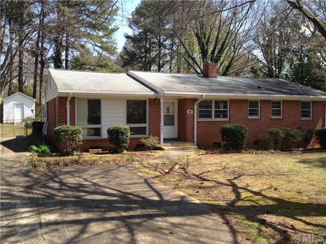 905 Powell Drive Raleigh, NC 27606 - Photo 1 of 11 Brick ranch in fabulous location, off of Western Blvd. Convenient to NCSU, dining, downtown Raleigh, Cary and more! Large level lot, covered front porch and great back yard. Metal utility shed stays.